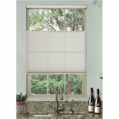 BlindsAvenue Simply White Cordless Top Down Bottom Up Light Filtering Single Cellular Shade 54 in. W x 72. L