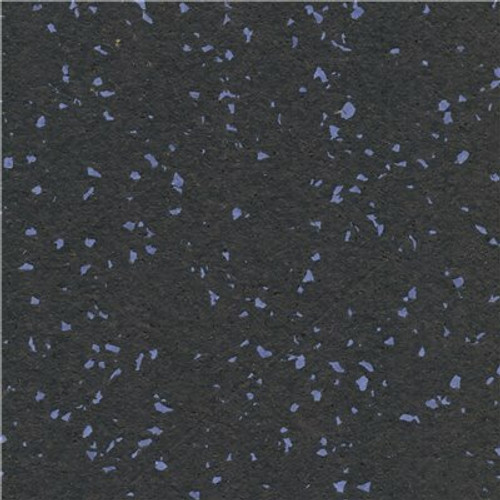 Rubber King Pro Series Blue-DDJ 10 mm 37 in. W x 37 in. L Interlocking Rubber Tile (782 sq. ft.)