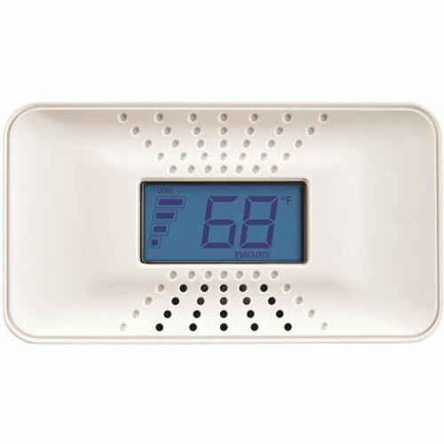 Carbon Monoxide Alarm with 10-Year Sealed Lithium Battery and Digital Display