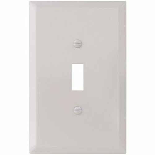 TITAN White Smooth 1-Gang Toggle Jumbo Metal Wall Plate, 20 Count