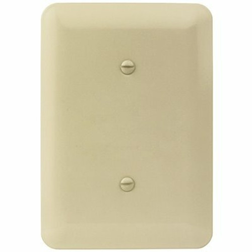 Titan3 Ivory Smooth 1-Gang Blank Maxi Metal Wall Plate, 25 Count Titan3 Ivory Smooth 1-Gang Blank Maxi Metal Wall Plate, 25 Count