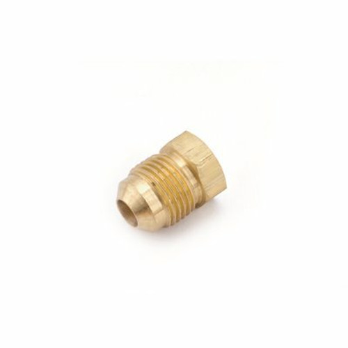 Anderson Metals 1/2 in. Brass Flare Plug Anderson Metals 1/2 in. Brass Flare Plug