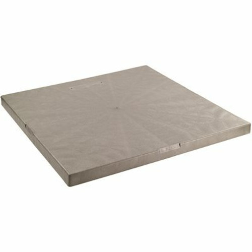 E Lite 40 in. x 40 in. x 3 in. E-Lite Plastic Condensing Unit Pad