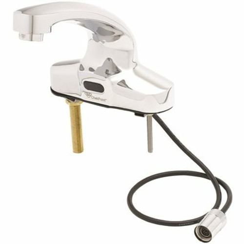 T&S Sensor Touchless Faucet 4 in. Deck Mount in Polished Chrome Plated Brass 313833176 T&S Sensor Touchless Faucet 4 in. Deck Mount in Polished Chrome Plated Brass 313833176