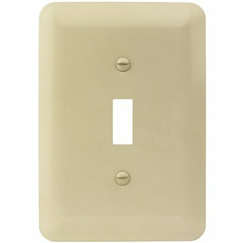 TITAN Ivory Smooth 1-Gang Toggle Maxi Metal Wall Plate, 25 Count