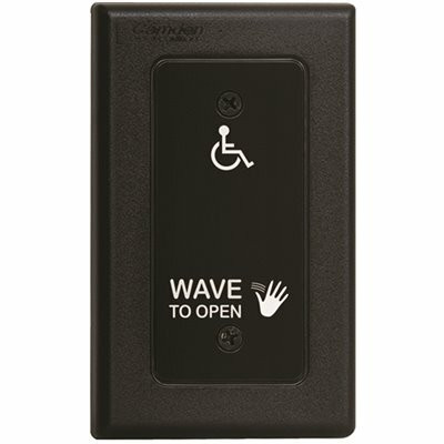 SureWave Polycarbonate Infrared Wave to Open Handicap Logo Touchplate 314023080