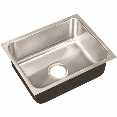 Just Manufacturing 18-Gauge Type 304 Stainless Steel 18 in. x 21 in. Single Bowl Undermount Kitchen Sink