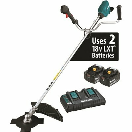 Makita LXT 18V X2 (36V) Lithium-Ion Brushless Cordless Brush Cutter Kit (5.0 Ah) Makita LXT 18V X2 (36V) Lithium-Ion Brushless Cordless Brush Cutter Kit (5.0 Ah)