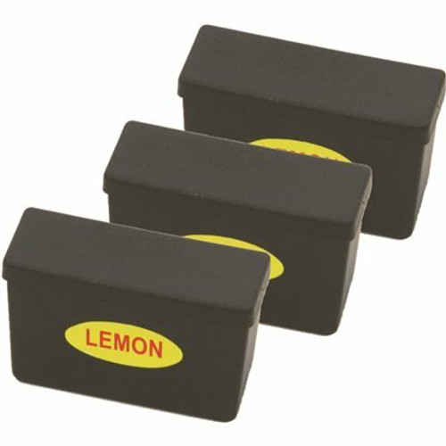 3-Pack Cartridges for 2.5 to Gal. Trash Cans Fresh Scent Fills The Room 3 Month Supply Lemon Fragrance Cartridges
