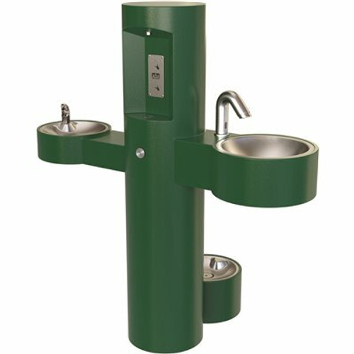 13 in. Stainless Steel 1-Compartment Commercial Outdoor Hand Wash Station, Bottle Filler, Drinking, Pet Fountain Basin 13 in. Stainless Steel 1-Compartment Commercial Outdoor Hand Wash Station, Bottle Filler, Drinking, Pet Fountain Basin
