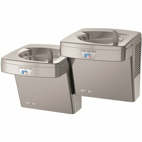 OASIS Refrigerated ADA Stainless Steel Energy/Water Efficient Contactless Hands Free Split-Level Drinking Fountain OASIS Refrigerated ADA Stainless Steel Energy/Water Efficient Contactless Hands Free Split-Level Drinking Fountain