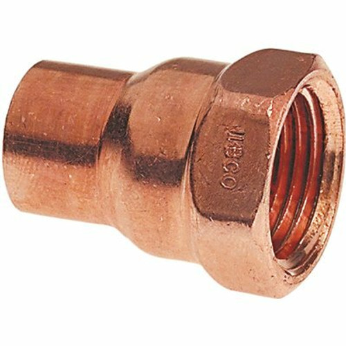 NIBCO 1/2 in. Copper Pressure Cup x FIP Adapter Fitting NIBCO 1/2 in. Copper Pressure Cup x FIP Adapter Fitting