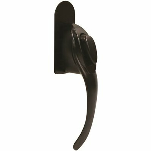 LARSON Euro Push-Button Black Door Handle Kit