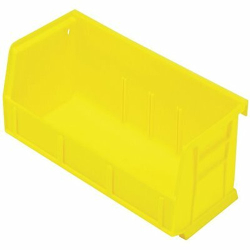 Quantum Storage Systems Ultra-Series 0.8 Gal. Stack and Hang Storage Tote in Yellow (8-Pack) Quantum Storage Systems Ultra-Series 0.8 Gal. Stack and Hang Storage Tote in Yellow (8-Pack)