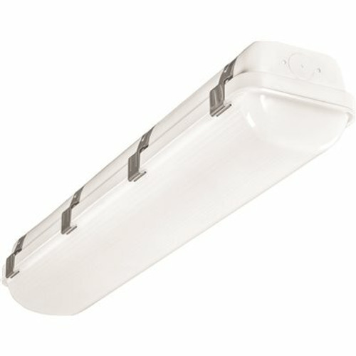 2 ft. 34-Watt Equivalent Integrated LED Gray Strip Light Fixture Selectable CCT 3500/4000/5000K Vapor Tight 2 ft. 34-Watt Equivalent Integrated LED Gray Strip Light Fixture Selectable CCT 3500/4000/5000K Vapor Tight