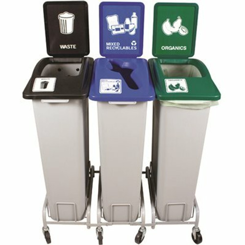 EcoStation Dolly Unit with Wheels for 23G Bin