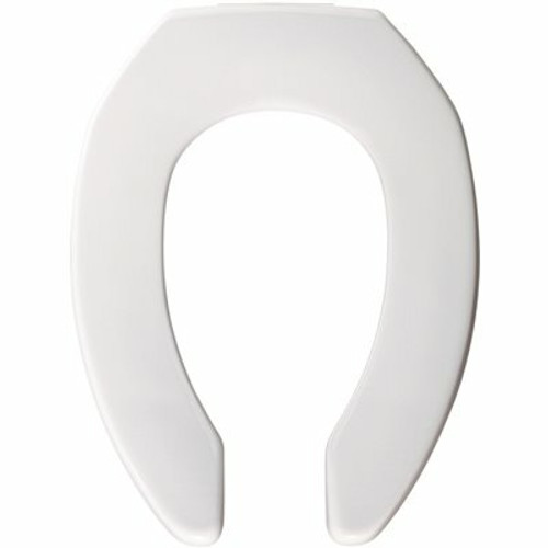 BEMIS Medic-Aid Raised 3" Elongated Commercial Plastic Open Front with Cover Toilet Seat in White Never Loosens BEMIS Medic-Aid Raised 3" Elongated Commercial Plastic Open Front with Cover Toilet Seat in White Never Loosens