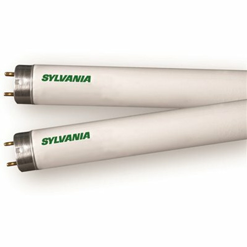 Sylvania 4 ft. 32-Watt Linear T8 Fluorescent Tube Light Bulb, Daylight, 30 Count