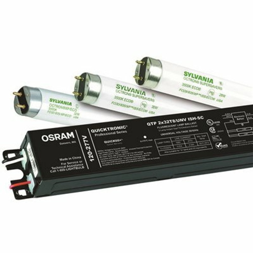 Sylvania Quicktronic 4 ft. 3-Light Ballast for 8 ft. T8 Lamps Sylvania Quicktronic 4 ft. 3-Light Ballast for 8 ft. T8 Lamps