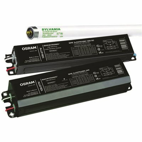 Sylvania QUICKTRONIC T8 32-Watt High Efficiency 8 ft. Ballast for 2 Lamps Sylvania QUICKTRONIC T8 32-Watt High Efficiency 8 ft. Ballast for 2 Lamps