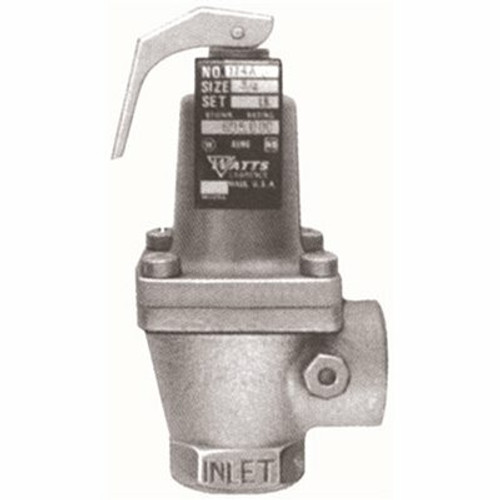 Watts Pressure Safety Relief Valve #174A Bronze Body 125 psi