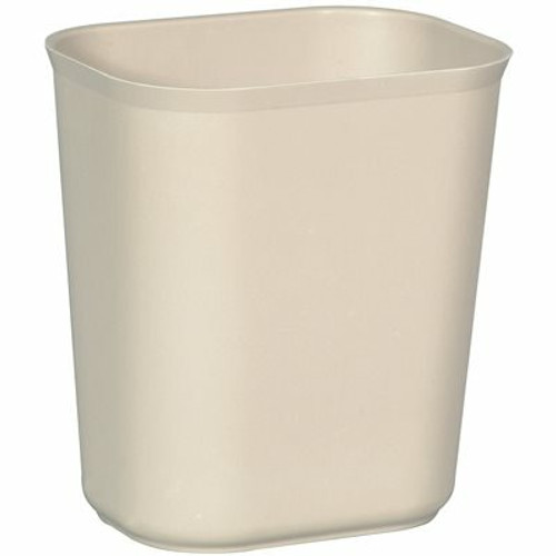 Rubbermaid Commercial Products 3.50 Gal. Beige Fire Resistant Wastebasket Rubbermaid Commercial Products 3.50 Gal. Beige Fire Resistant Wastebasket