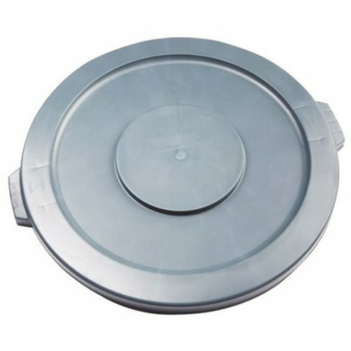 Rubbermaid Commercial Products Brute 55 Gal. Gray Round Trash Can Lid Rubbermaid Commercial Products Brute 55 Gal. Gray Round Trash Can Lid