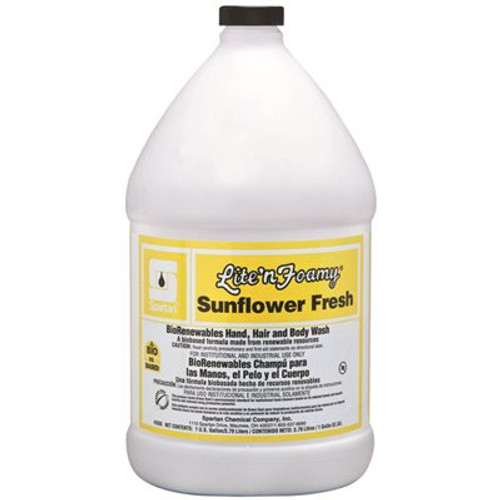 Spartan Lite'n Foamy Sunflower Fresh 1 Gallon Hand Wash Spartan Lite'n Foamy Sunflower Fresh 1 Gallon Hand Wash