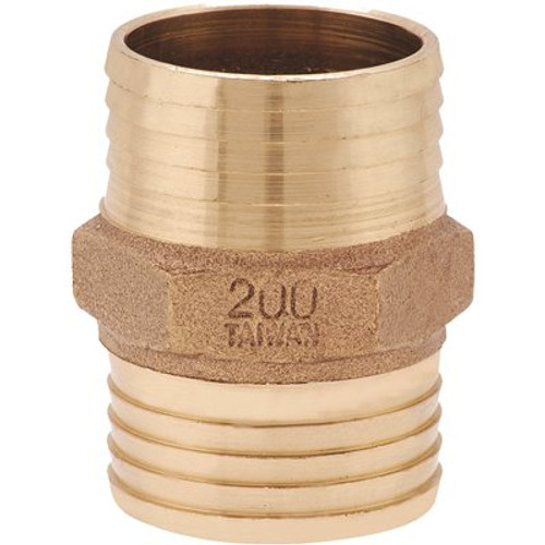 Matco-Norca 1-1/4 in. x 1 in. Brass Insert Coupling