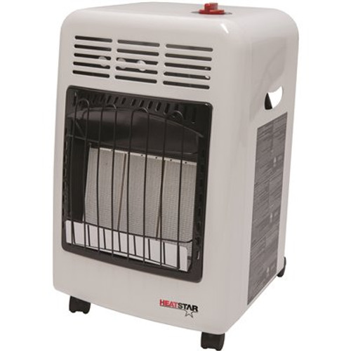 HEATSTAR 18,000 BTU White Propane Cabinet Space Heater HEATSTAR 18,000 BTU White Propane Cabinet Space Heater