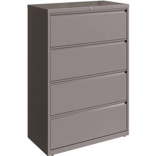 36 in. W 4-Drawer Arctic Silver Metal Lateral File Cabinet for Home and Office,Holds Letter,Legal and A4 Hanging Folders 36 in. W 4-Drawer Arctic Silver Metal Lateral File Cabinet for Home and Office,Holds Letter,Legal and A4 Hanging Folders