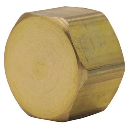 Everbilt 3/8 in. LF Brass Comp Cap (10-Pack) Everbilt 3/8 in. LF Brass Comp Cap (10-Pack)