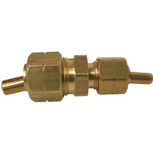 Everbilt 3/8 in. x 1/4 in. LF Brass Comp Union (10-Pack)