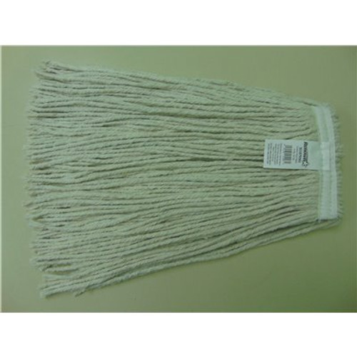 Renown 16 oz. 1 in. 4-Ply Natural Cotton Headband Cut End Mop Head (6/Case)