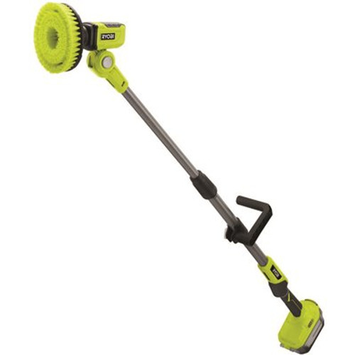 RYOBI ONE+ 18V Cordless Telescoping Power Scrubber (Tool Only) RYOBI ONE+ 18V Cordless Telescoping Power Scrubber (Tool Only)