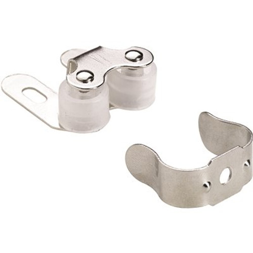 Everbilt Double Roller Door Catch, Nickel Plated (25-Pack)