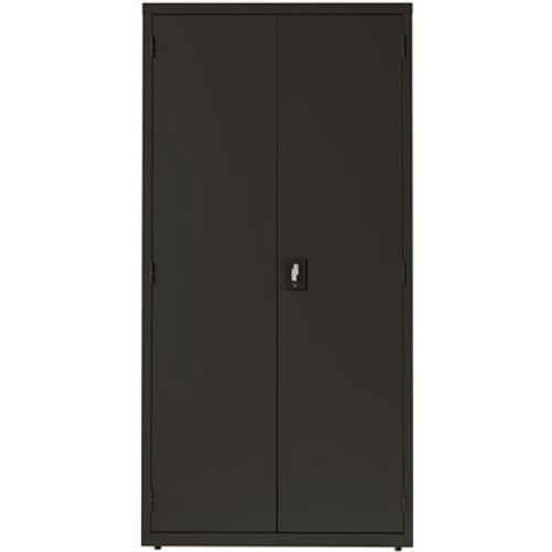 Hirsh 36 in. W x 72 in. H x 18 in. D 5-Shelf Steel Freestanding Storage Cabinet in Black Hirsh 36 in. W x 72 in. H x 18 in. D 5-Shelf Steel Freestanding Storage Cabinet in Black