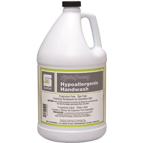 Spartan Lite'n Foamy 1 Gallon Hypoallergenic Handwash (4 per Pack) Spartan Lite'n Foamy 1 Gallon Hypoallergenic Handwash (4 per Pack)
