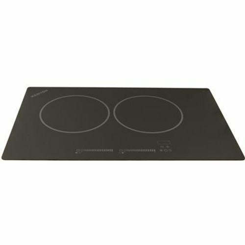 Kenyon Bridge 23 in. Smooth Top Induction Cooktop in Black with 2-Element Including Bridge Burner Kenyon Bridge 23 in. Smooth Top Induction Cooktop in Black with 2-Element Including Bridge Burner