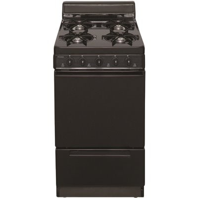 20 in. 2.42 cu. ft. Gas Range in Black 202988016