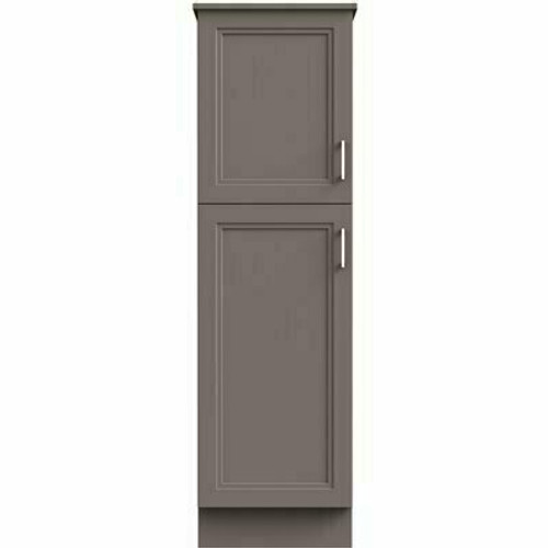 MagickWoods Marlow 18 in. W x 22-1/16 in. D x 60 in. H Linen Cabinet in Gray Slate
