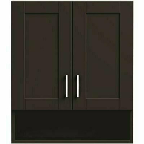 MagickWoods Brixton 24 in. W Toilet Topper in Dark Chestnut