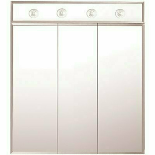 MagickWoods Vista 30 in. x 33.9 in. Surface Mount Medicine Cabinet with Frameless Tri-View Mirror MagickWoods Vista 30 in. x 33.9 in. Surface Mount Medicine Cabinet with Frameless Tri-View Mirror