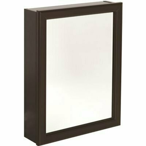 Zenith 15.25 in. W x 19.25 in. H Surface-Mount Framed Medicine Cabinet in Espresso Zenith 15.25 in. W x 19.25 in. H Surface-Mount Framed Medicine Cabinet in Espresso