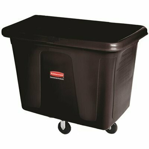 Rubbermaid Commercial Products 16 cu. ft. Black Cube Truck without Lid Rubbermaid Commercial Products 16 cu. ft. Black Cube Truck without Lid