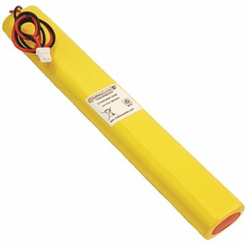 9.6-Volt 900 mAh Nickel Cadmium/NiCad Replacement Rechargeable Battery for Emergency Lighting