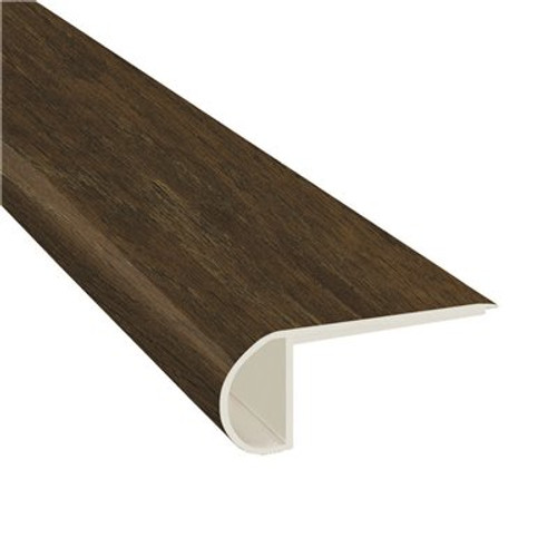 A&A Surfaces Aged Walnut 3/4 in. T x 2.75 in. W x 94 in. L Luxury Vinyl Flush Stair Nose Molding