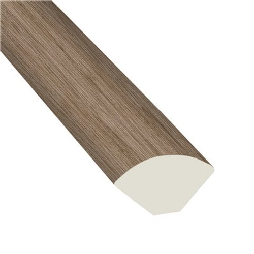 A&A Surfaces Mystic Gray 3/4 in. T x 0.64 in. W x 94 in. L Luxury Vinyl Quarter Round Molding