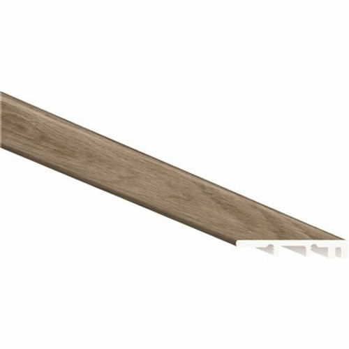 A&A Surfaces Mystic Gray 1/4 in. T x 1.5 in. W x 94 in. L Luxury Vinyl End Cap Molding A&A Surfaces Mystic Gray 1/4 in. T x 1.5 in. W x 94 in. L Luxury Vinyl End Cap Molding
