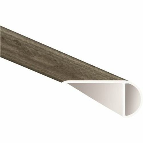 A&A Surfaces Beaufort Birch 1 in. T x 2.23 in. W x 94 in. L Luxury Vinyl Overlapping Stair Nose Molding